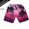 men floral surf board short swim wear beach sports surfing