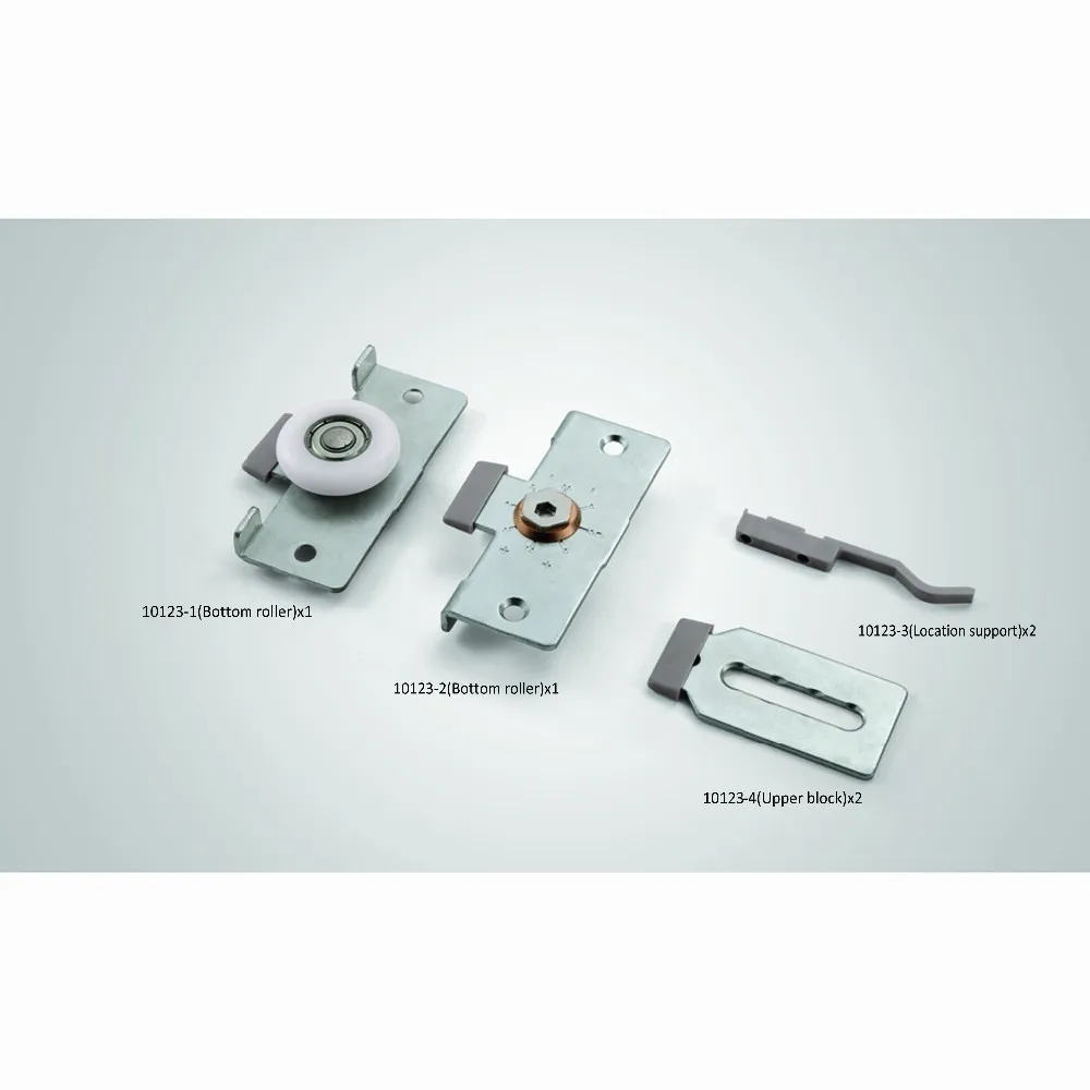 U Groove Rodillo Para Puerta Corredera - Rueda Para Armario Con Diseño Antidescarrilamiento - Fácil Instalación (Pack De 2 Ruedas Grandes + 2 Superiores)