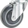Long way widely used 4 inch small 150 kg PP core thread stem bearing PU wheels