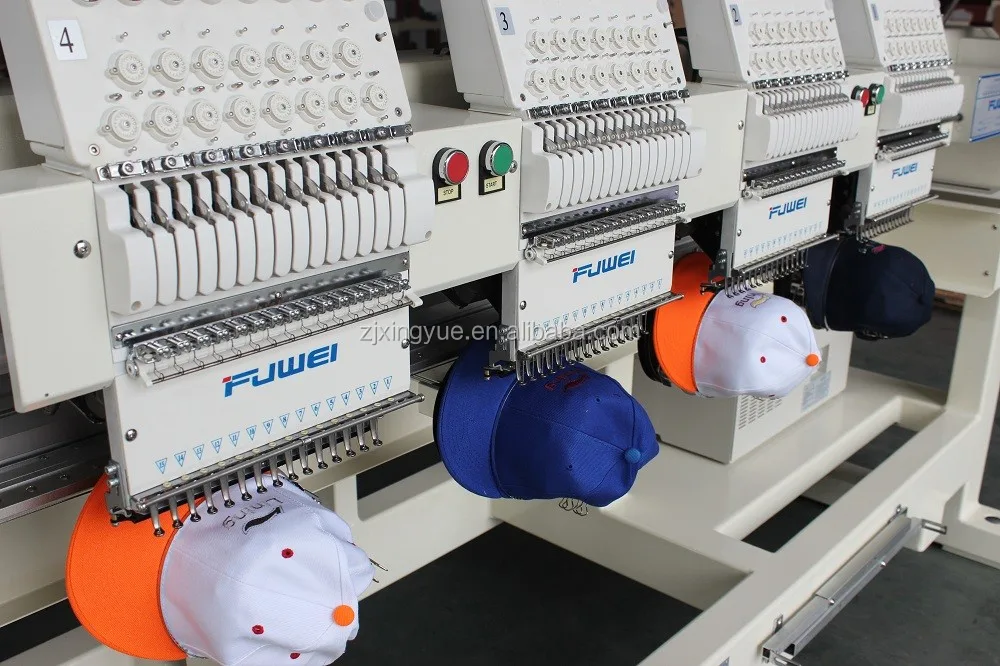 Fuwei 4 Heads Computerized Embroidery Machine For Tajima Embroidery