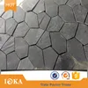 Best price of black slate crazy paving stone for walling and flooring
