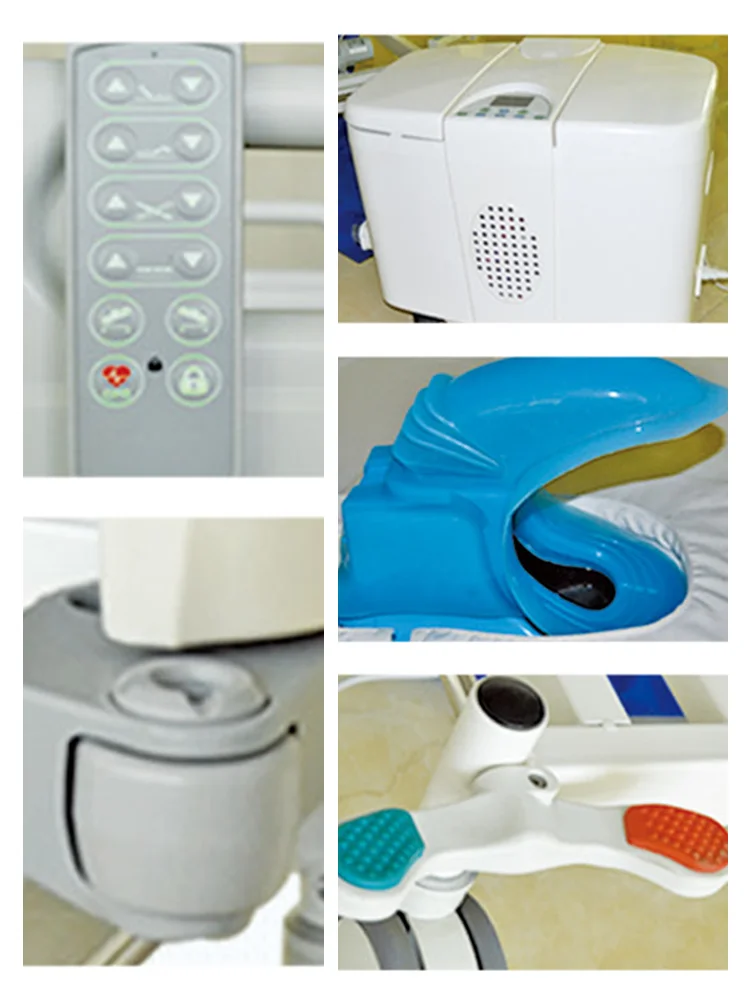 12 function electric hospital bed with bed toilet medical equipment
