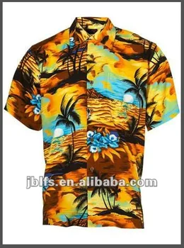 camisa hawaiana amarilla