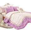 KOSMOS bright color patchwork new design with lace beautiful comforter set