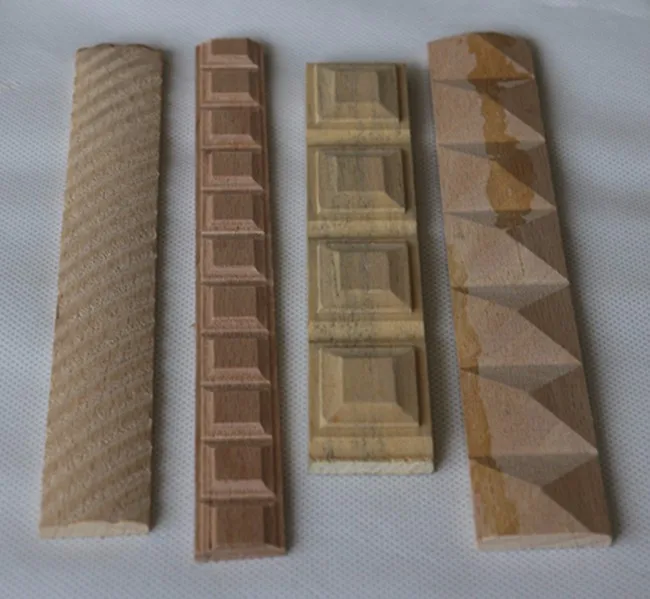 carved solid wood moulding/carving beech wood moulding/half round wood trim