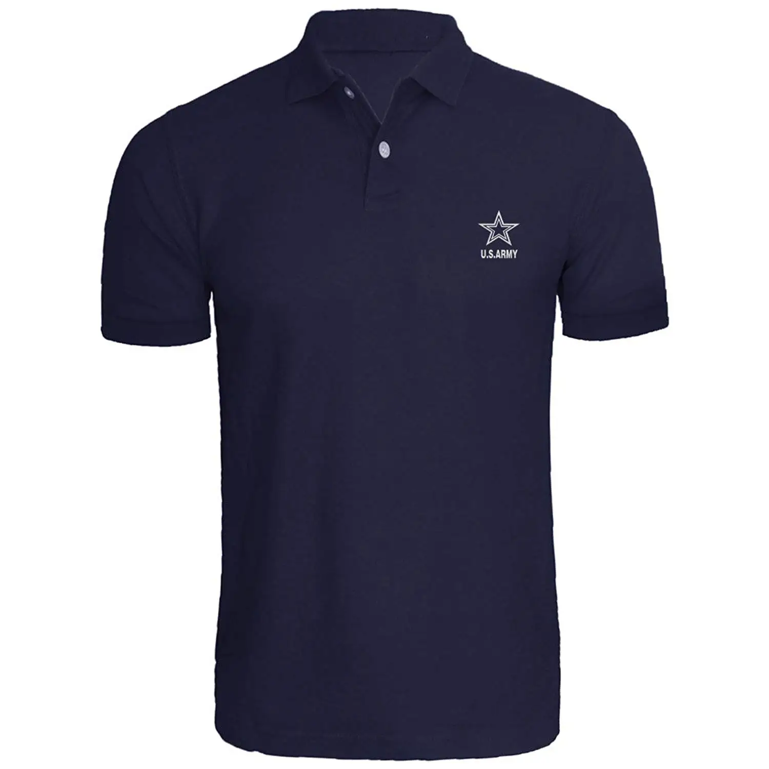 Lexiu Yibai Metallica Symbol Embroidery Long Sleeve Polo Shirts Embroidered Shirts