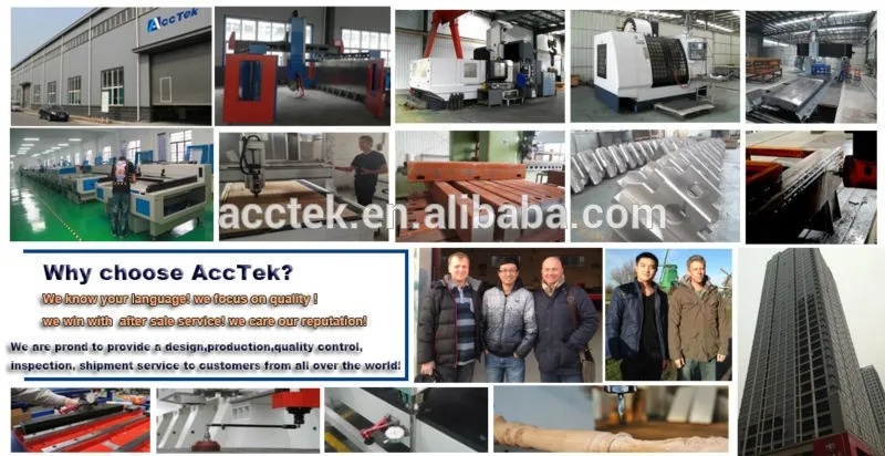 Jinan Acctek 1.5kw/2.2kw metal engraving router 3d cnc 6040