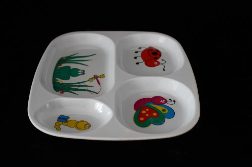 kid's melamine meal plate