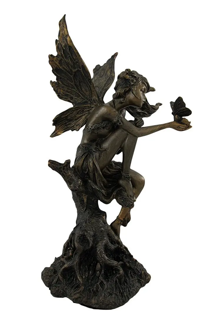 9.25" Fairy Kissing Treebeard Sculpture Figure Figurine Statue Home Decor