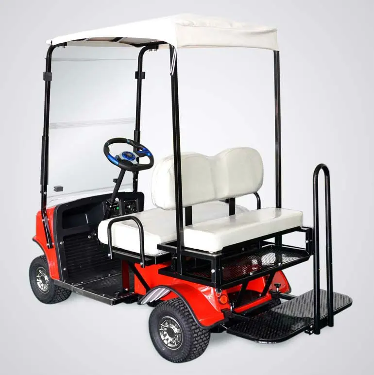 4 Seater With Golf Bag Holder Or 2 Rear Back Seat Or Rear Utility Cargo Box Cheap Golf Cart For