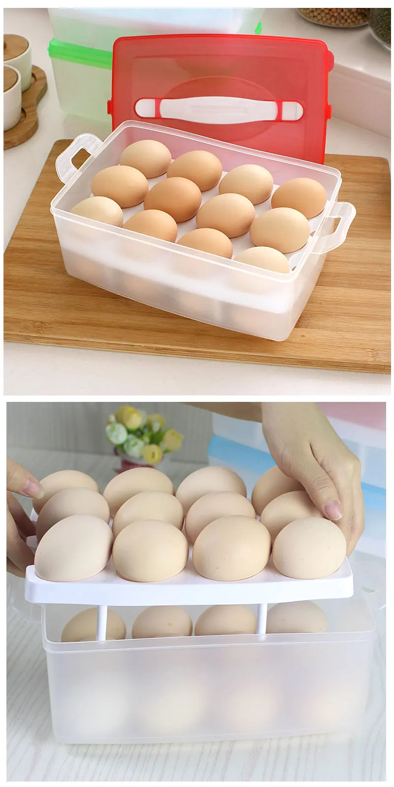 Portable Container Bin 24 Lattices Egg Storage Box Buy 24 Lattices
