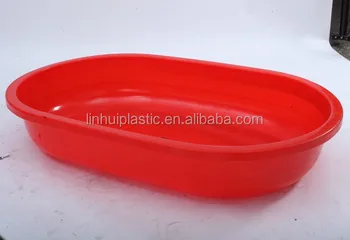 long plastic tub