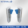automatic retractable flap gate turnstile / entrance esd flap turnstiles gate for access control system