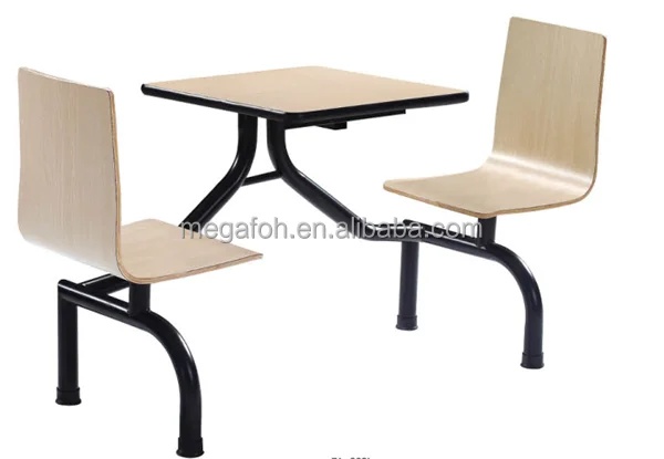 Nuevo diseño de juego de sillas mesa de comedor escolar dos plazas ... Diseño comedor Escolar