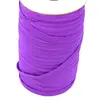 Polyester rubber braided flat elastic stretch cord/elastic strap/elastic band