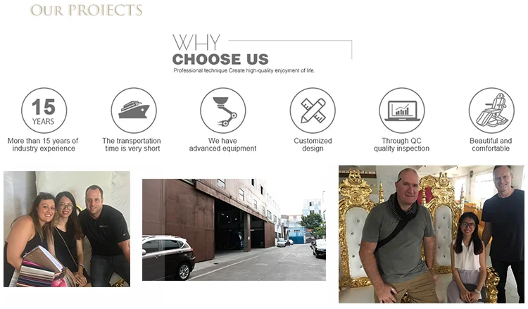 european style baroque throne chairs with low price