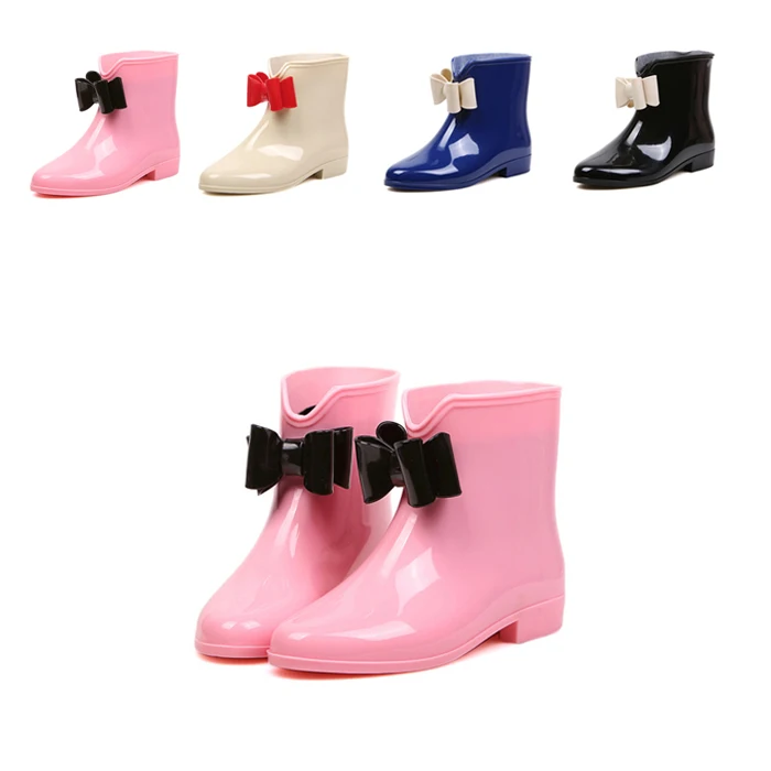 Product: 2014 Latest style Colorful PVC rain boots for girls RCP01