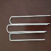 Free samples homeyard garden staples in glass / customized U shaped galvanized garden staples