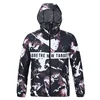 Cheap All Black Pullover Windbreak Waterproof Camo Men Sport Jacket