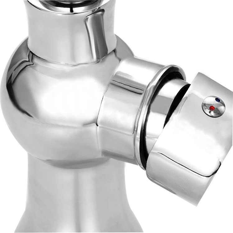 wholesale fancy flexible water-saving single handle brass kitchen faucet