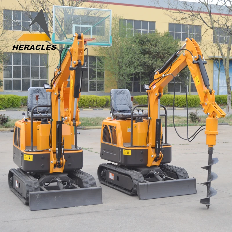 Chinese New 1 Ton Small Cheap Mini Digger 800kg Mini Excavator Prices ...