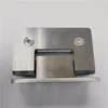 Stainless Steel or Brass Wall Mount Short Back Plate Shower Hinge