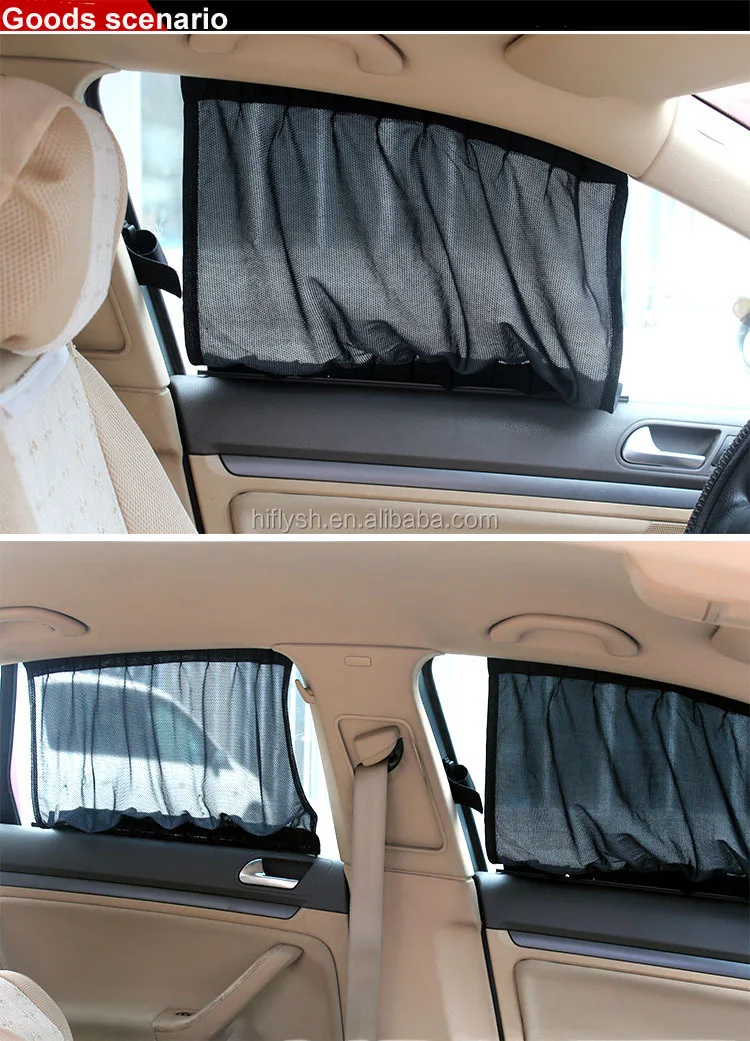 Summer Car Sunshade Car Curtain Retractable Sunscreen - Buy Car Curtain ...