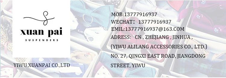 Wholesale new products custommen genuine leather suspender,elastic work suspenders kids suspenders bow ties