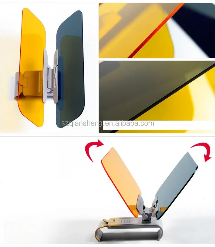 2 In 1 Hd Car Mirror Sun Visors Day Night Visor Hd Vision Visor Anti