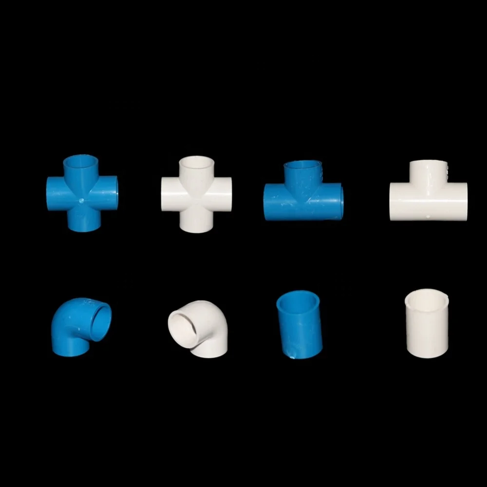 25mm Pvc Pipe Connectors 4way,3way,Elbow,Straight Joints Water Tube