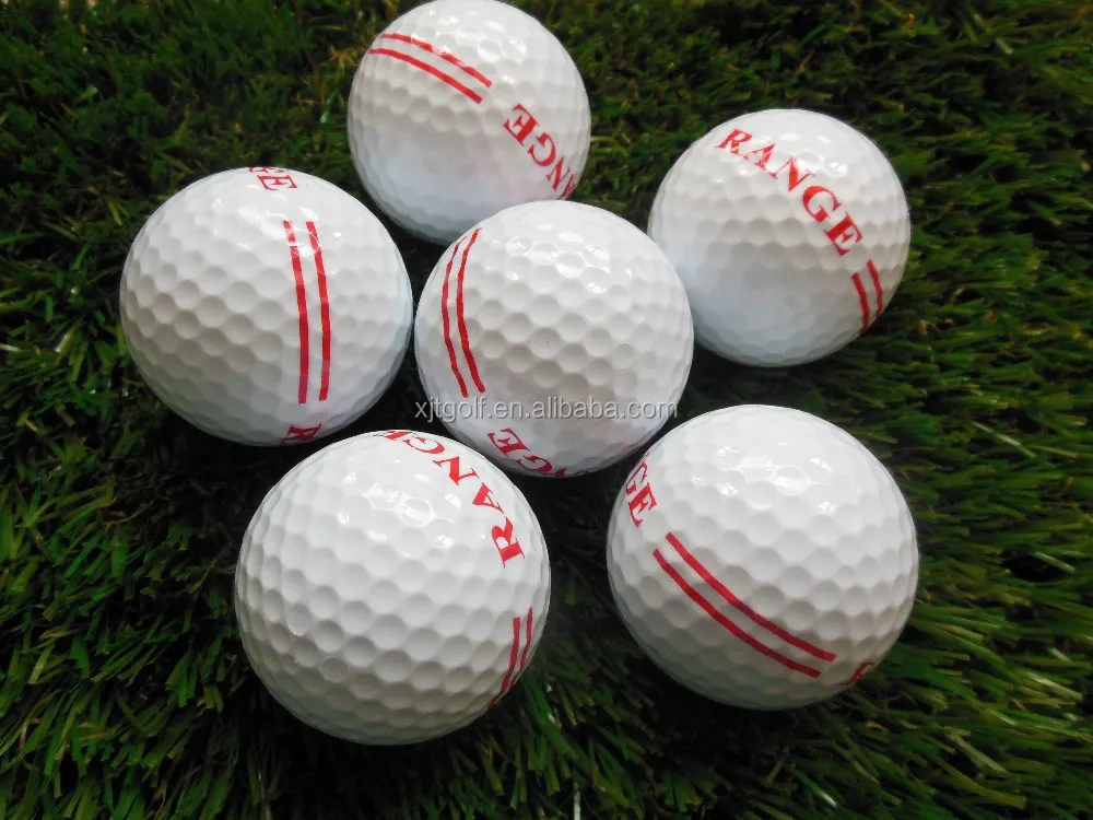Custom Printed Logo Wholesale Bulk Golf Range Balls With Stripe Buy