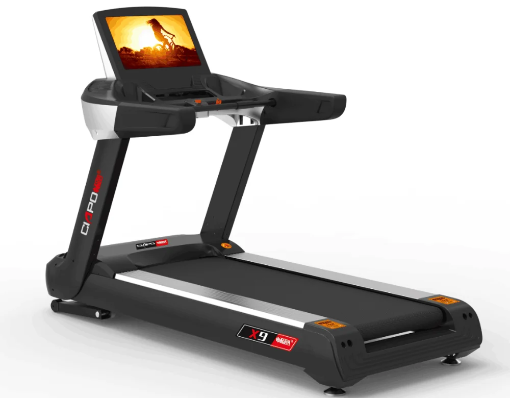 Luxury Commercial Running Machine Treadmill 3 Hp Ac Motor Continuous