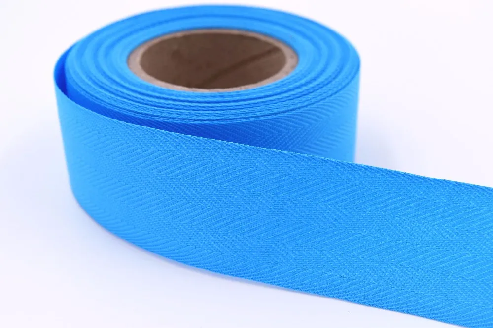 Flat Narrow 100 Polyester Fabric / Polyester Ribbon /woven bing