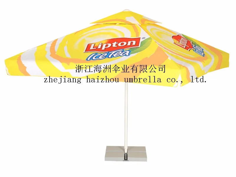 Paraguas 2.5x2.5m,Marco De Aluminio Cuadrado Primavera Mercado Paraguas