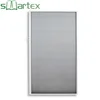 Retractable vertical spring loaded insect screen system fly screen