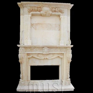 Hand Carved Stone Fireplace Mantel Wholesale Fireplace Mantel