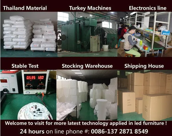 glow led furniture restaurant counters for sale