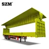 40 Tons 60 Tons side dump tipping Wing Opening Van Truck Semi Trailer bulk goods