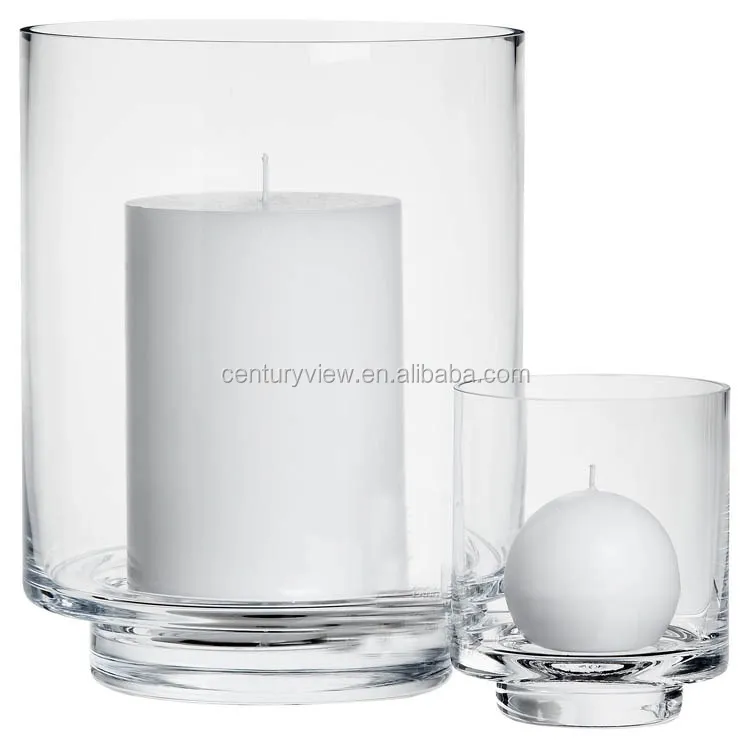 Wholesale Large Clear Floor Standing Glass Candle Holder Buy Glass