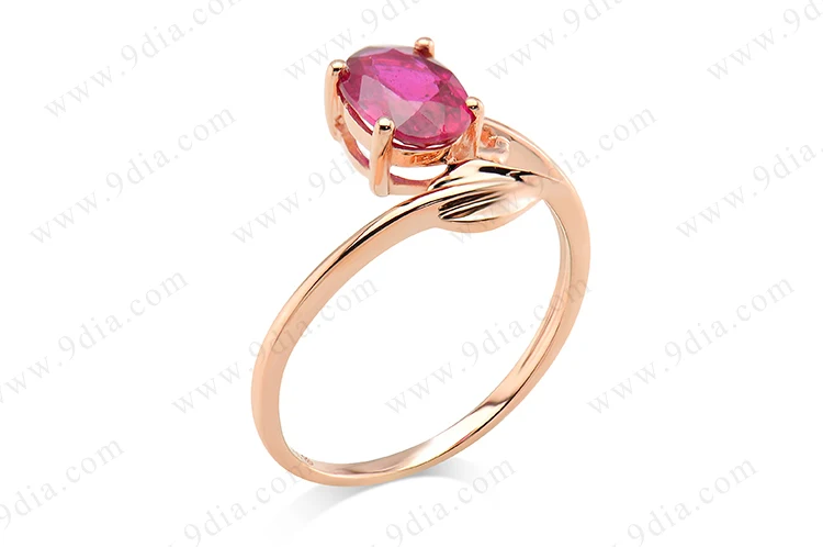 Best Selling AAA Quality Butterfly Tourmaline Pear Cut Diamond 14K Yellow Gold Gemstone Ring for Wedding & Anniversary