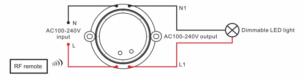 Диммер sr 2501ns схема подключения