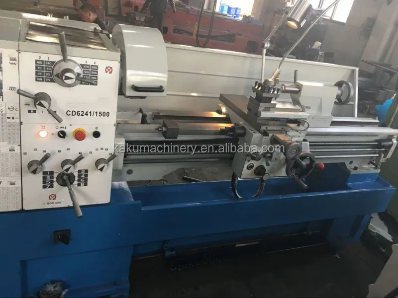 Rotor Cutting Parallel Lathes Metal Bench Work Cd6241 Lathe Machine