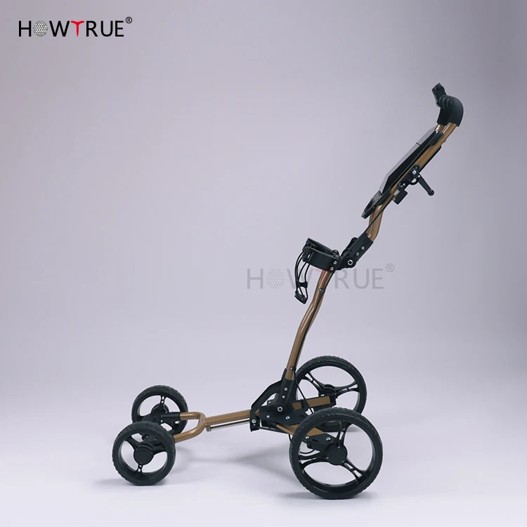 Foldable EVA Foam Tyre  Golf Push Cart For Sale