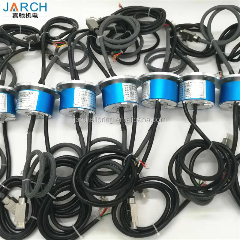 Industrial Ethernet Bus Slip Rings for HDMI Coaxial Signal