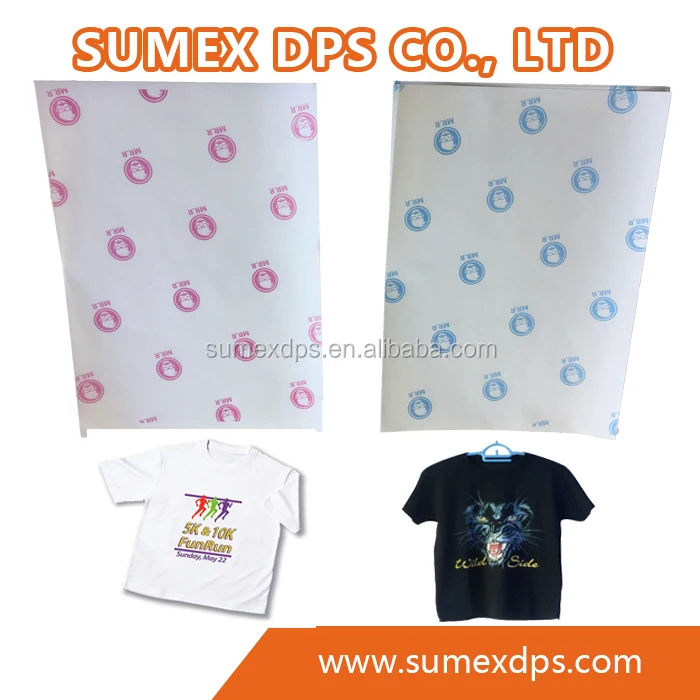 Inkjet Sublimation Heat Transfer Paper For Cotton Dark T Shirt A4 A3