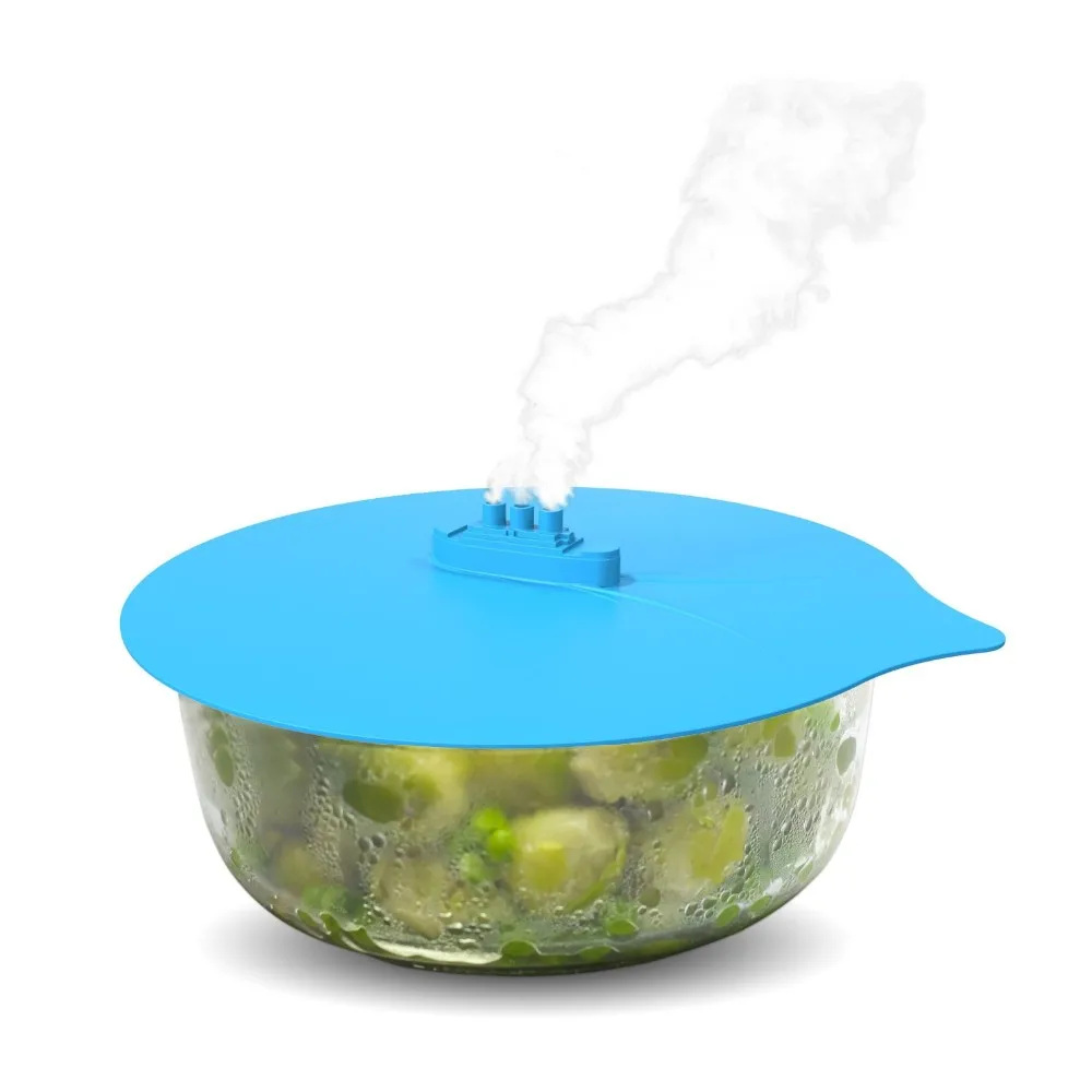 Silicone Pan Lid Boil Over Spill Stopper Cover Safe Pot Lid Kitchenware