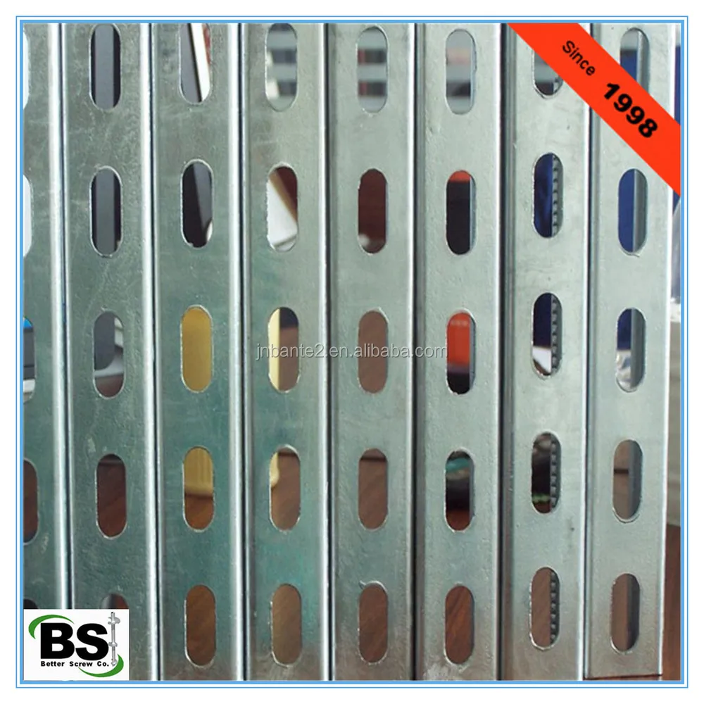 Hot Dipped Galvanized Steel Slotted Channels Electrical Strut Channel with Accessories