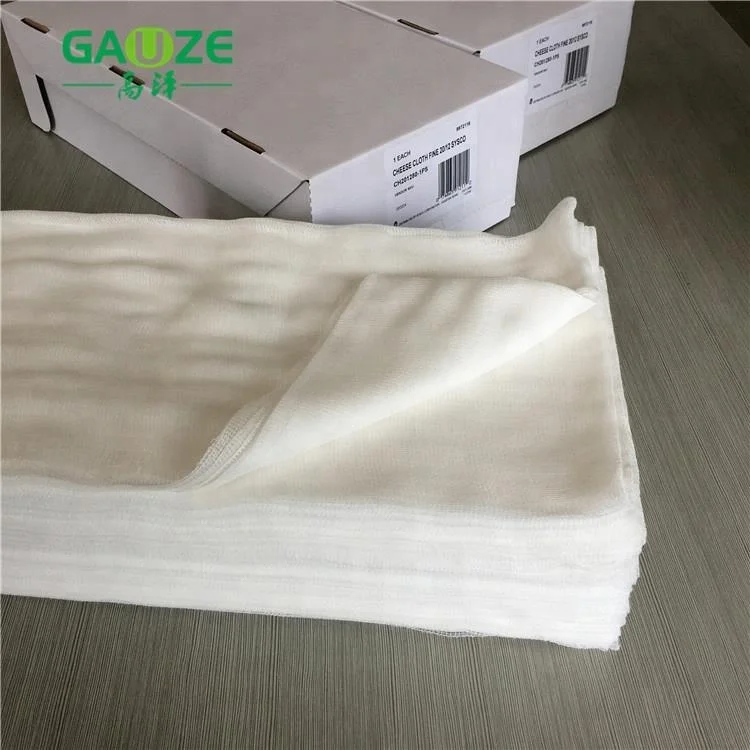 100 Organic Cotton Gauze Cheesecloth Bleached 80yds Grade 20 Wholesale