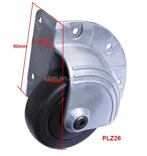 Zinc alloy caster wheel,Flight case hardware caster wheel,Heavy duty metal caster wheel