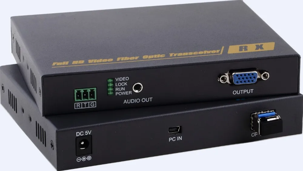 1ch Vga Audio + Data + Fiber Port Single Fiber Vga Digtail Fiber